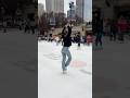 skating downtown Chicago!! ⛸️❄️🏙️ #figureskater #iceskater #iceskating #figureskating #chicago