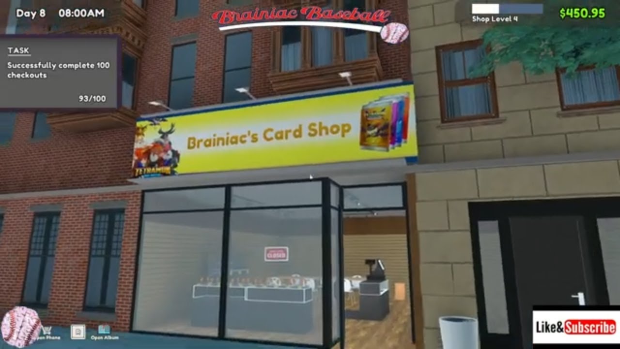 Магазин карточек Брейниака - День 8