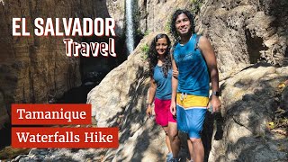 Tamanique Waterfalls Hike | El Salvador Travel Vlog | Indian Couple