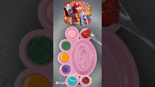 Mixing Super Mario. 🎨 Can You Guess the Final Color? #colormixing #satisfying #mario #art