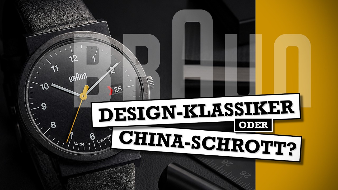 Braun Uhren - Design-Klassiker oder China-Schrott?