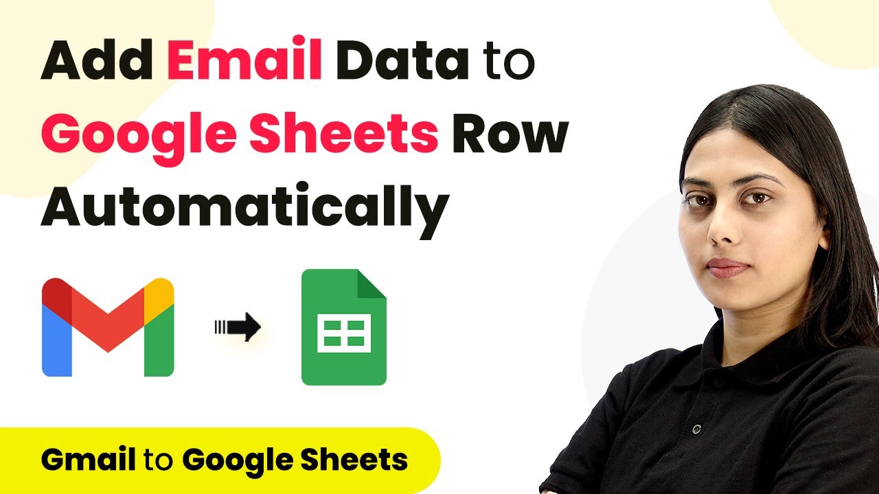 How to Automatically Add Email Data to Google Sheets Row | Gmail Google Sheets Integration
