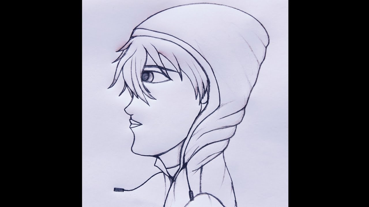 beautiful enemy boy drawing \\ how to draw enemy boy drawing step by step