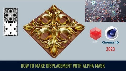 cinema 4d 2023 : how to make displacement map with multi texture in one object