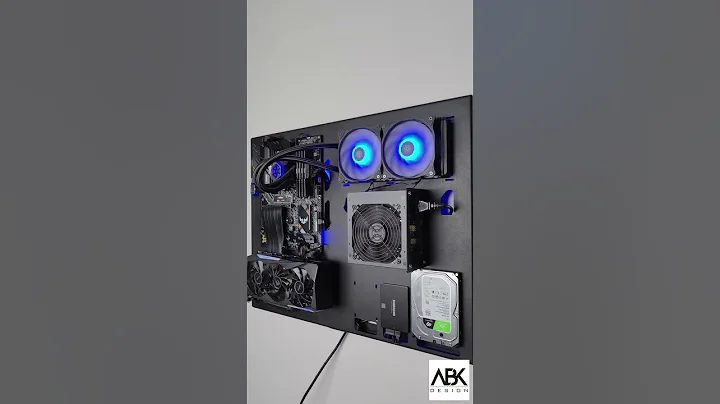 Wall Mounted Pc Case #shorts #pc #technology