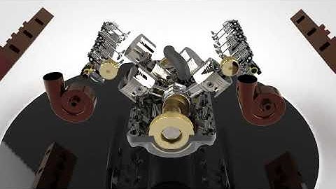 🚀 IC Engine Exploded View Animation | SolidWorks & KeyShot 🔥