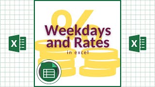 Weekdays And Rates In Excel 