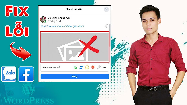 Lỗi lúc hiện lúc không fanpage trên website năm 2024