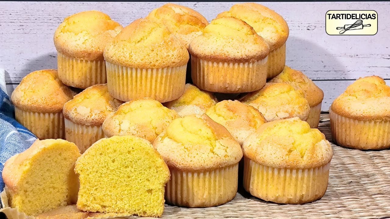 🏡 Las de Toda la Vida❗ MAGDALENAS de PUEBLO CASERAS con FLANIN🍮  Esponjosas y Deliciosas❗