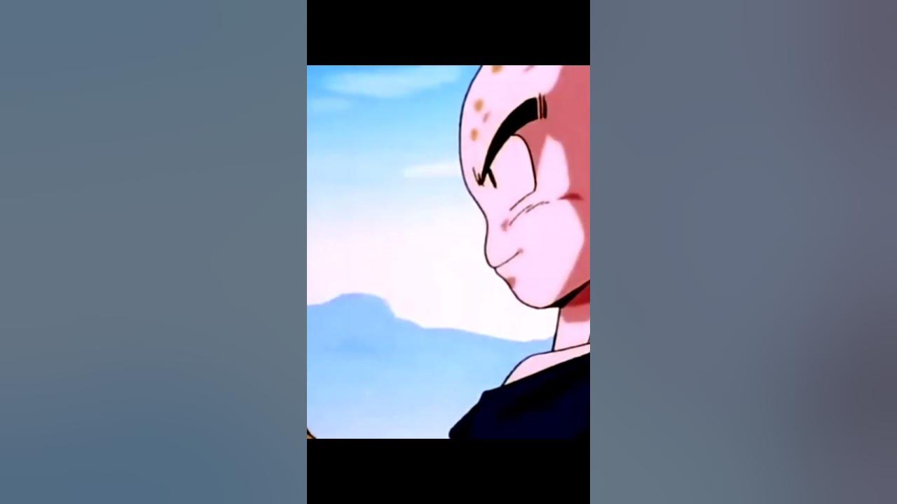 Krillin throws a rock at goku wait for it😂 anime dbs dragonball 