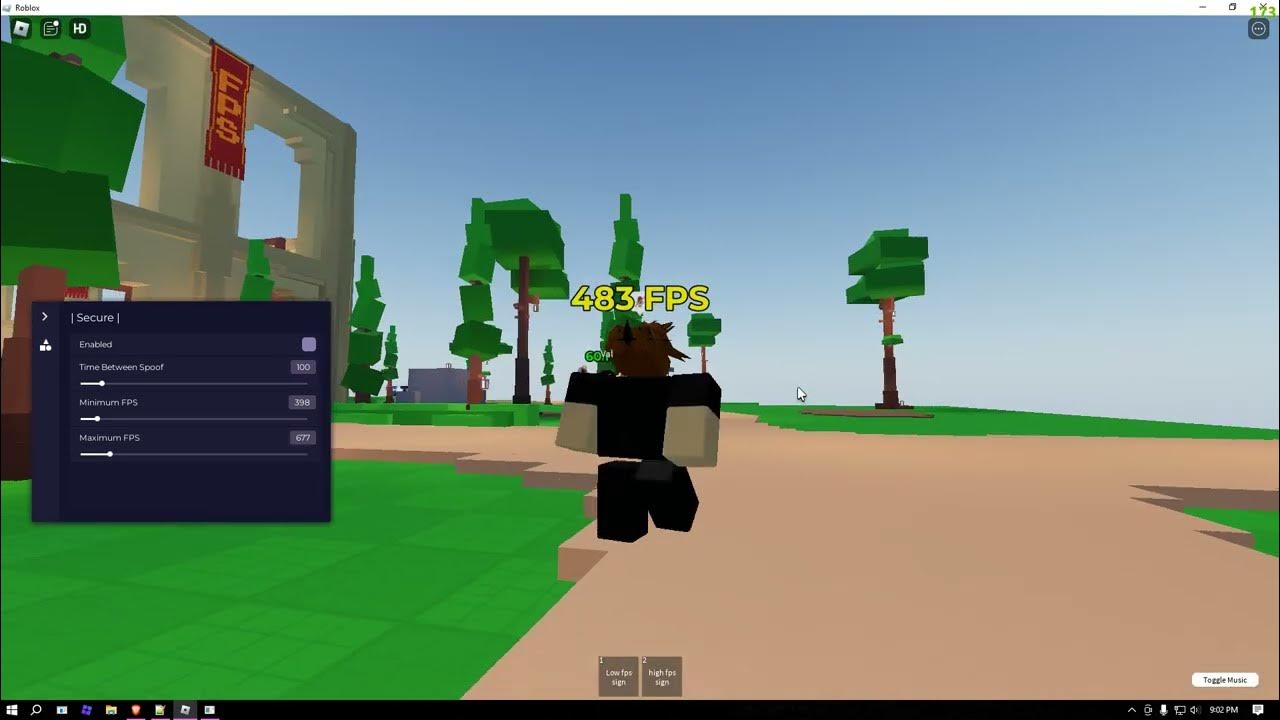 Roblox flex your fps script hack youtube