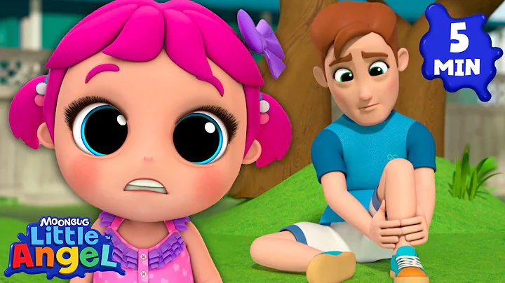 Daddy Got A Boo Boo | LITTLE ANGEL 😇 | Nursery Rhymes & Lullabies | Baby & Kids Songs