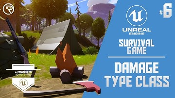Unreal Engine 5 Tutorial - Survival Game Part 6: Damage Type Class