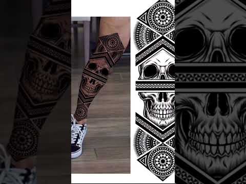 Thiết kế FREE mẫu hình xăm đẹp ở chân #tattoo