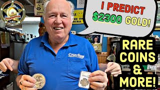 My Coin Shop Owner Predicts $2300 Gold This Year! Rare Coins!