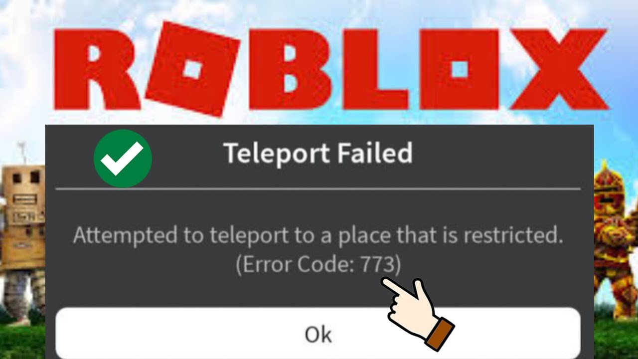 如何修復 Roblox 上的錯誤代碼 773 - YouTube
