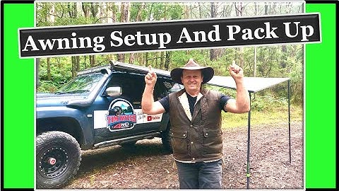How to Setup & Pack Up a Roll Out Awning on Your 4x4 – Camping Made Easy!