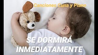 👶Canción de CUNA para DORMIR y relajar BEBES, 🎧Sonidos de la Naturaleza, Piano💤👶😴