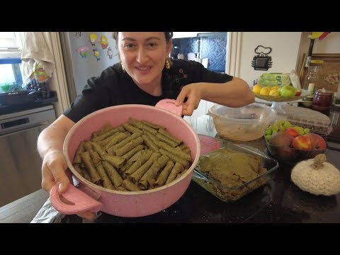 Турецкая сарма (долма). Готовлю из свежесобранных листьев