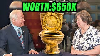 Antiques Roadshow: LONG-LOST Toilet Valued at.....