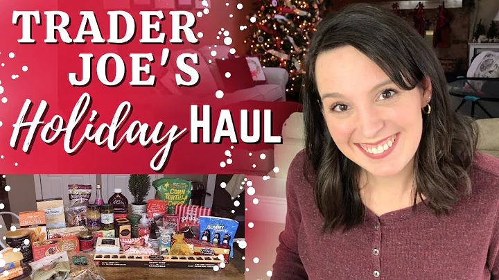 TRADER JOES HOLIDAY HAUL | Christmas Groceries | Stocking Stuffers, Gift Ideas, Make Hosting Easy