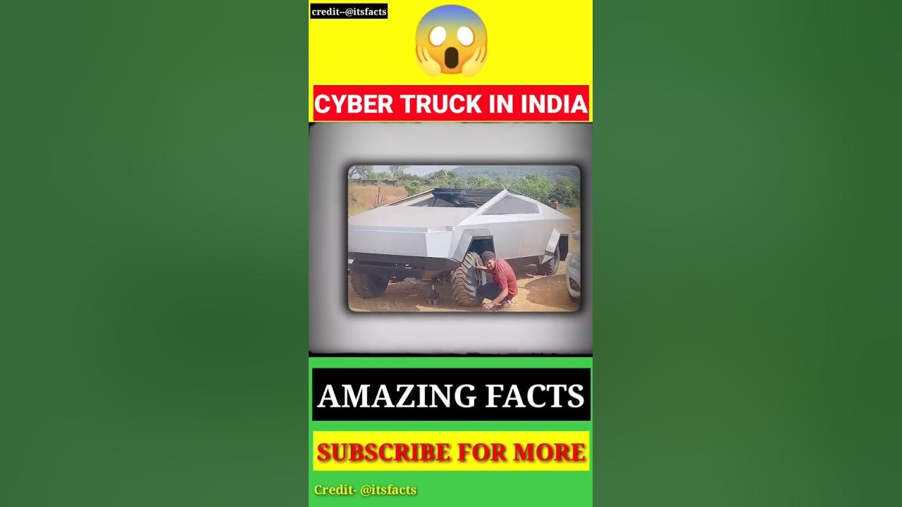 CYBER TRUCK IN INDIA UNKNOWN AMAZING FACT shorts viral india-s-biggest-truck-from-gujarat-biggesttruck-shorts-nhai