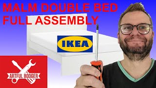 Full assembly of the IKEA Malm double bed