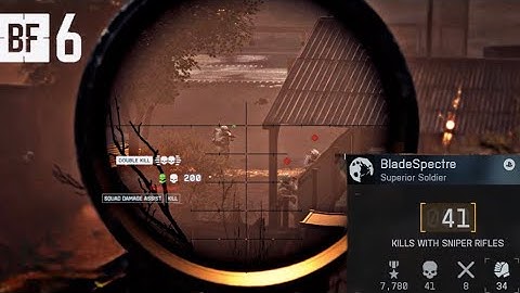 Battlefield 6 | 41 sniper kills - No Range Finder