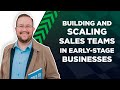 Kyle vamvouris building and scaling sales teams in earlystage businesses  pstp 72