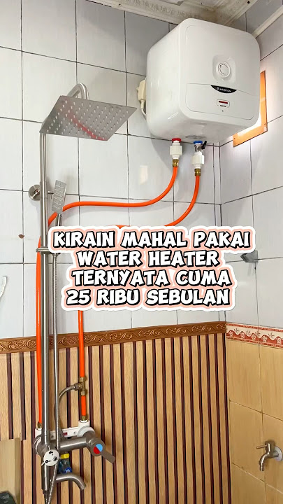 Tips hemat listrik pakai water heater #waterheater #waterheaterariston #tipswaterheater