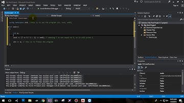 Visual Studio 2013 C++ Using Conditionary Ternary Operator (?) Lesson 6