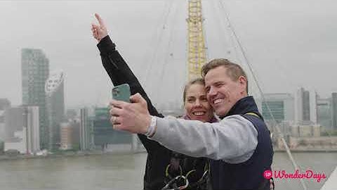 Up at the O2 Climb Experience