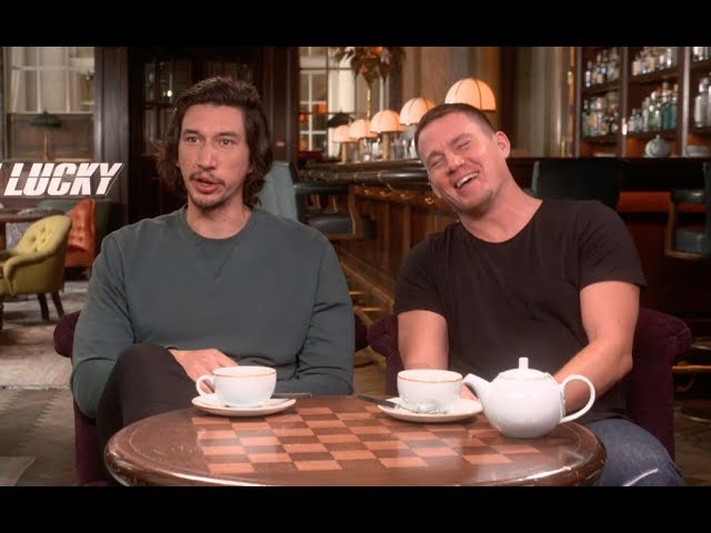 Adam Driver and Channing Tatum talk playing brothers