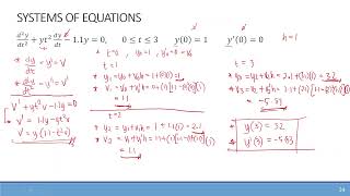Numerical Methods: ODEs Boundary Value Problems - Systems of Equations and Sample 2
