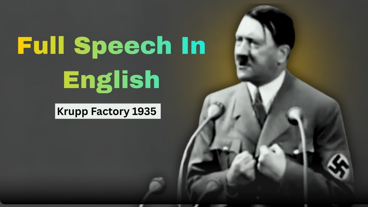 Что раскрывает речь Гитлера на заводе Крупп в 1935 году о нацистской Германии