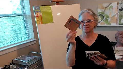 A Hack for Gallery-Wrapped Canvas: keep it up off the easel ledge