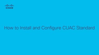 Cisco Unified Attendant Console Standard - How To Install and Configure CUAC Standard
