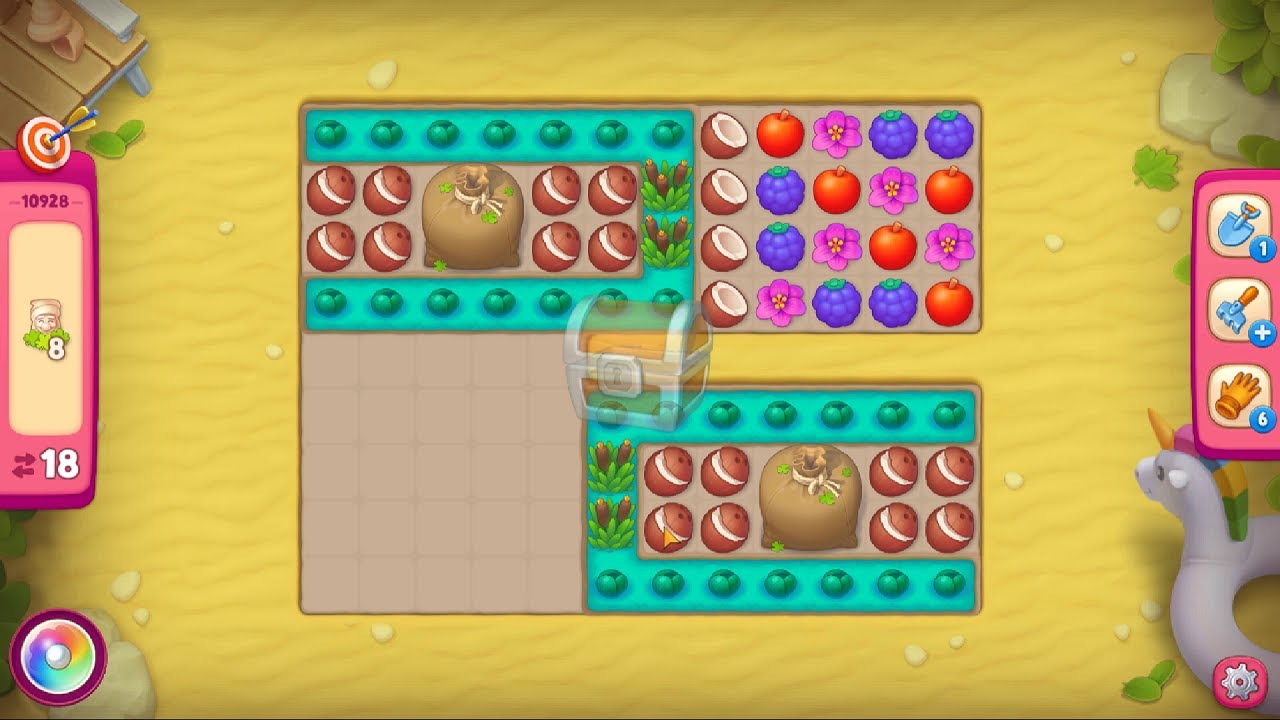 Gardenscapes level 10928 Challenge Gameplay YouTube