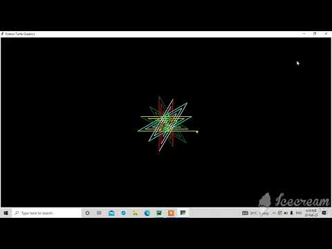 write one code and produce different shapes and design #python #viral #youtube #turtle