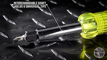 Heavy Duty Multi Bit Screwdriver:Nut Driver