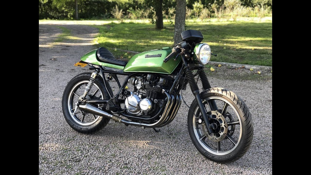 1989 Kawasaki GT550 Cafe Racer For Sale - YouTube