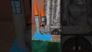 3D shapes castle, castillo con figuras geometricas