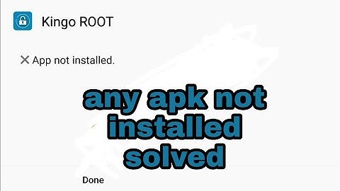 Any apk not installed problem solved,kingoroot not installing problem solved with lucky patcher
