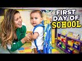 Baby milans first day of school only 10 months old  the royalty family