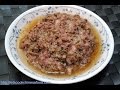 香港食譜：冬菇蔥菜蒸肉餅
