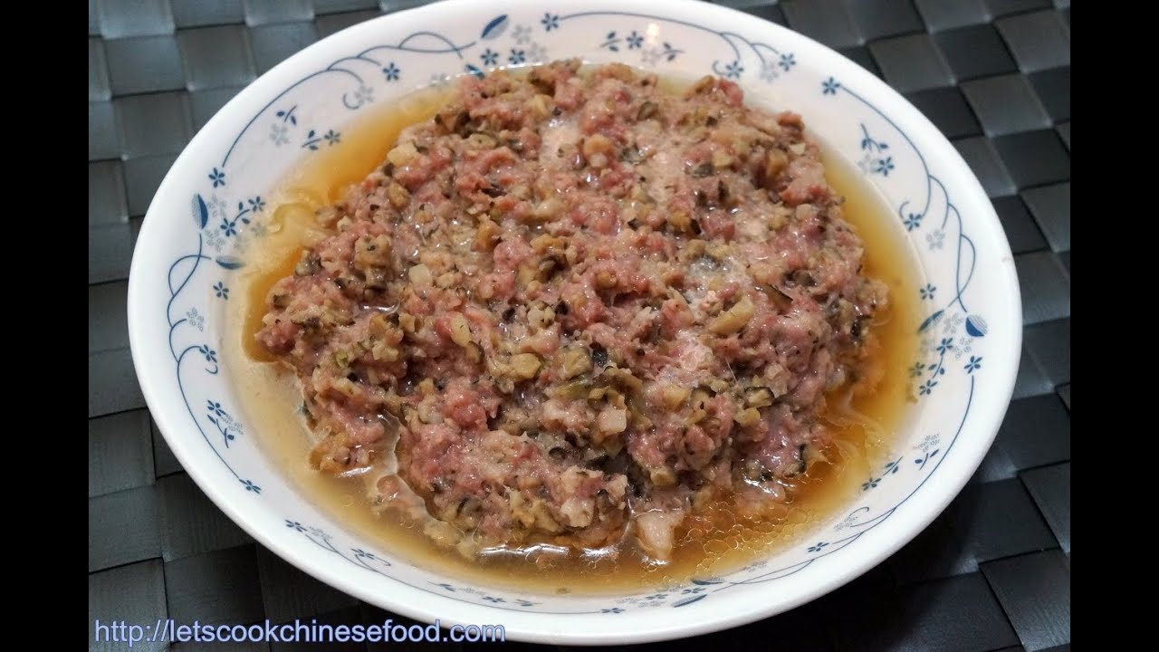 香港食譜：冬菇蔥菜蒸肉餅 | 廣東話 | LetsCookHongKongFood