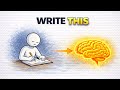 Writing This Calms Your Mind