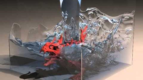 A parallel multigrid Poisson solver for fluids simulation on large grids-final video