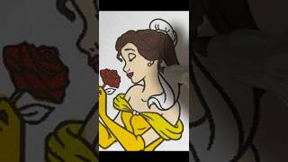 Coloring Disney Princesses | Aurora, Belle and Snow White