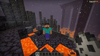 what if you summon herobrine in nether in minecraft?